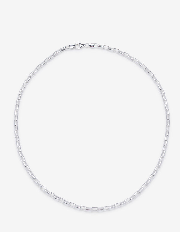 Sterling Silver Box Chain Necklace