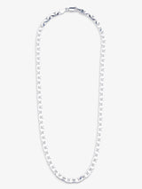 Sterling Silver Flat Marina Chain Necklace