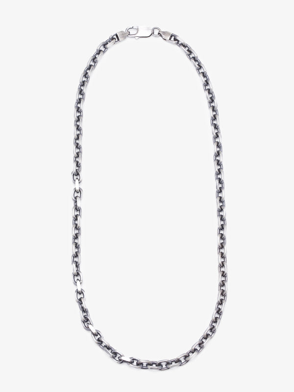 Minimalist Chain Necklace In Sterling Silver