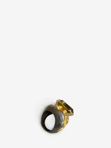 18 K Yellow Gold Large Citrine Ring