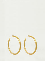 24K Large Hoops Earrings