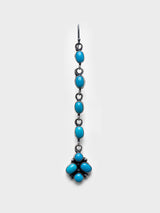 Artist Sleeping Beautify Turquoise Earrings in Sterling Silver,